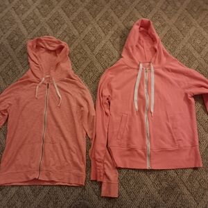 Zip up sweatshirts
